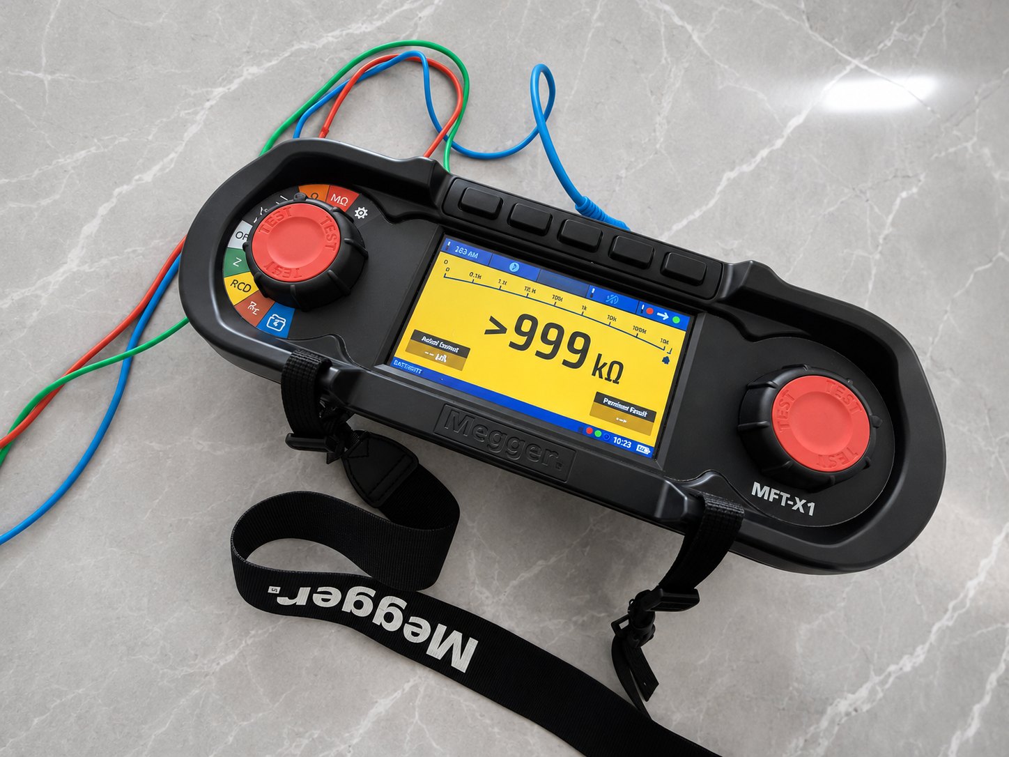 Megger multifunction tester mid insulation-resistance test